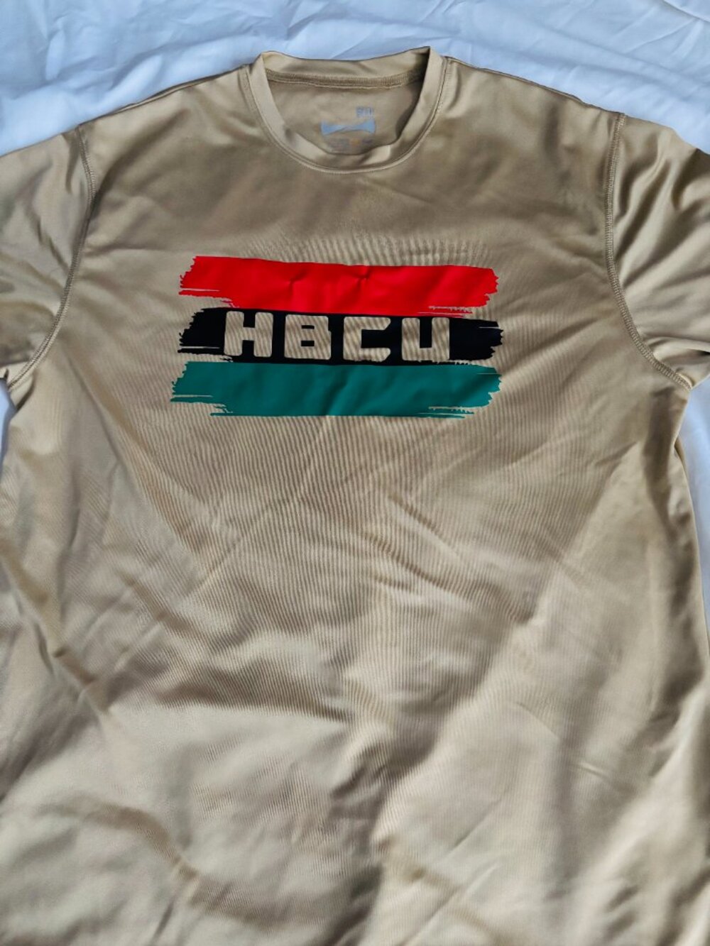 One of one HBCU short sleeve moisture wicking size large athletic shirt. - Picture 2 of 2